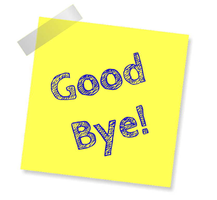Post It Good Bye